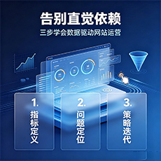 龙圩建站-告别直觉依赖：三步学会数据驱动网站运营
