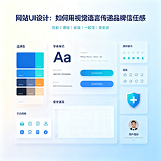 梧州建站-网站UI设计：如何用视觉语言传递品牌信任感